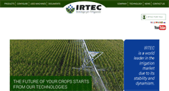 Desktop Screenshot of irtec-irrigazione.it